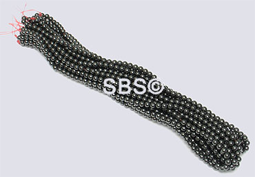 Magnetic Hematite 4mm (10 strands) AAA Grade