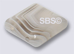 Botswanna Agate 10x10 2-Hole (100)