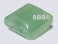 Green Aventurine 10x10 2-Hole (50)