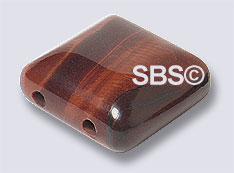 Tiger Eye (RED) 10x10 2-Hole (50)