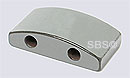 Magnetic Hematite 10x20 2-Hole (12) AAA Grade