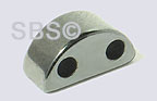 Magnetic Hematite 4x9 2-Hole (50) AAA Grade
