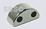 Magnetic Hematite 4x9 2-Hole (12) AAA Grade