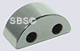 Magnetic Hematite 6x12 2-Hole (12) AAA Grade