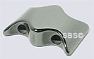Magnetic Hematite 13x18 2-Hole Batwing (12) AAA Grade
