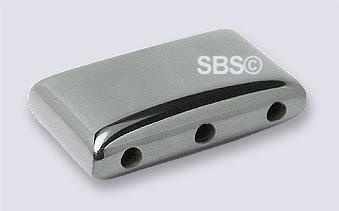 Magnetic Hematite 10x17 3-Hole (100) AAA Grade