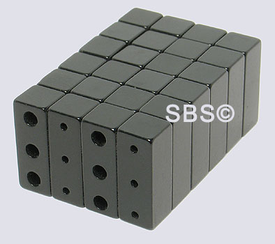 6x16 3-Hole Black (12)