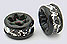 Crystal Rondels 4.5mm Black (12)