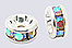 Crystal Rondels 4.5mm Silver AB (12)