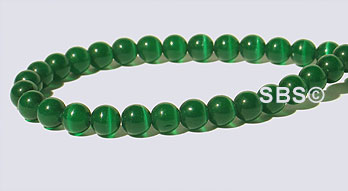 4mm Cats Eye- EMERALD
