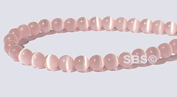 4mm Cats Eye- SUPER LIGHT ROSE
