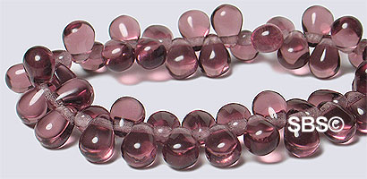 Czech 4x6mm Tear Drops - Amethyst