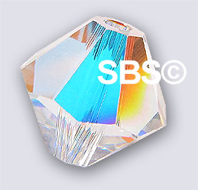 Swarovski 5301 4mm Bicone - Crystal AB (72)