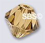 Swarovski 5301 6mm Bicone - Lt. Colorado Topaz (36)
