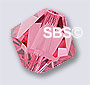 Swarovski 5301 6mm Bicone - Rose (36)
