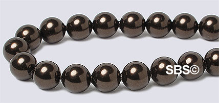 Swarovski 5810 - 6mm Deep Brown (100)