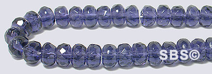 5mm Gemstone Firepolish - Tanzanite