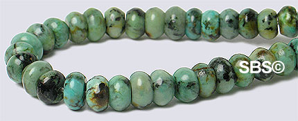 African Turquoise 5mm Rondel