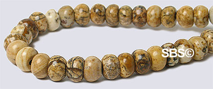Picture Jasper 5mm Rondel