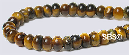Tiger Eye 5mm Rondel