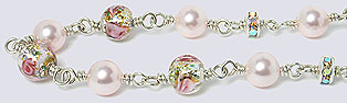 6mm Floral Bracelet