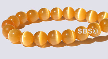 6mm Cats Eye- ORANGE