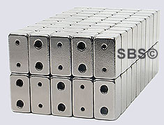 6x12 2-Hole CLASP Hematite color (50)