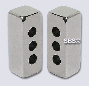 6x16 3-Hole (Tight Spacing) Hematite color (1)