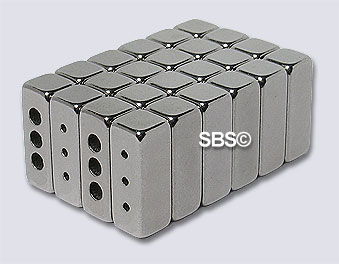 6x16 3-Hole (Tight Spacing) Hematite color (12)