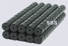 6x6 Magnetic Tube Black (50)