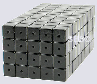 6x6 Magnetic CUBE Black (100)
