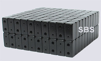 6x12 2-Hole CLASP Black (100)
