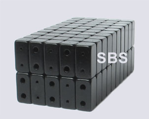6x12 2-Hole CLASP Black (50)