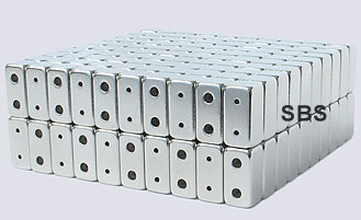 6x12 2-Hole CLASP Silver (100)
