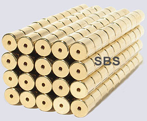 6x6 Magnetic Tube Gold (100)