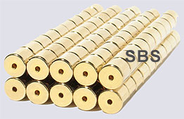 6x6 Magnetic Tube Gold (50)