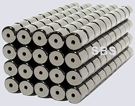 5x5 Magnetic Tube Hematite Color (100)