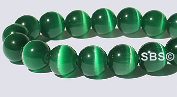 8mm Cats Eye- EMERALD