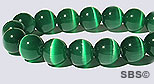 8mm Cats Eye- EMERALD