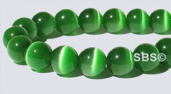 8mm Cats Eye- GREEN