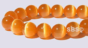 8mm Cats Eye- ORANGE