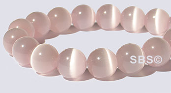 8mm Cats Eye- SUPER LIGHT ROSE
