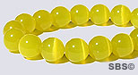 8mm Cats Eye- YELLOW