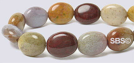 Fancy Jasper 8x10 Flat Oval