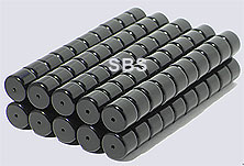 8x6 Magnetic Tube Black (50)