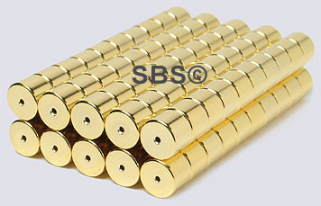 8x6 Magnetic Tube Gold (50)