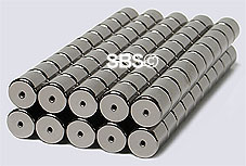 8x8 Magnetic Tube Hematite Color (50)