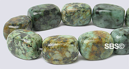 African Turquoise 8x12 Polished Nugget