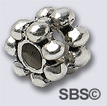Alloy 4mm Stacked Daisy Spacers (100 gram)
