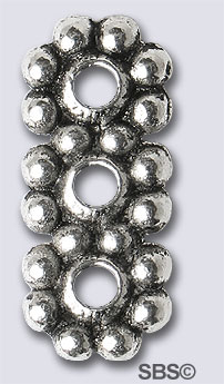 Alloy 5x13mm 3-HOLE Daisy Spacer (50 grams)